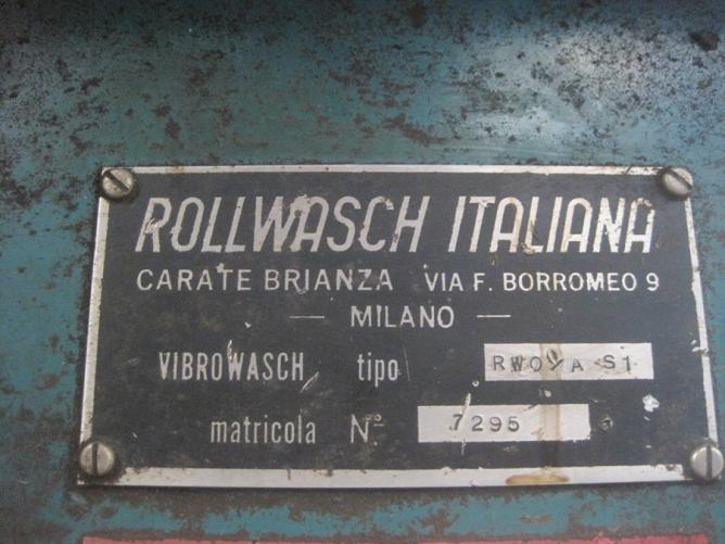 ROLLWASCH ITALIANA VIBROWASCH RWO AS 1